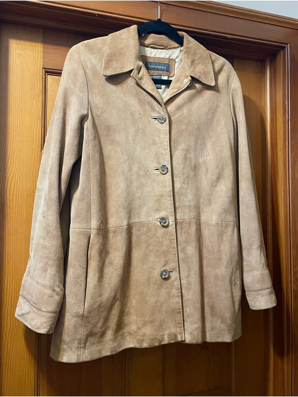 Suede leather jacket